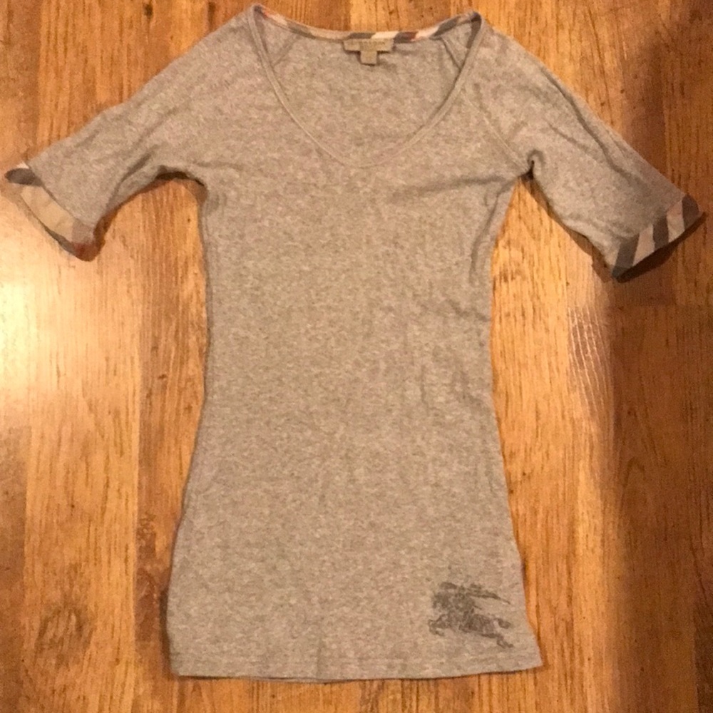 Grey Burberry Shirt
